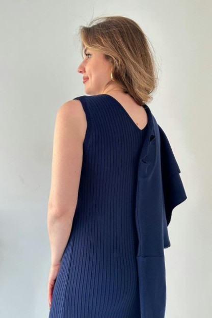 Short Sweater Knit Dress Set