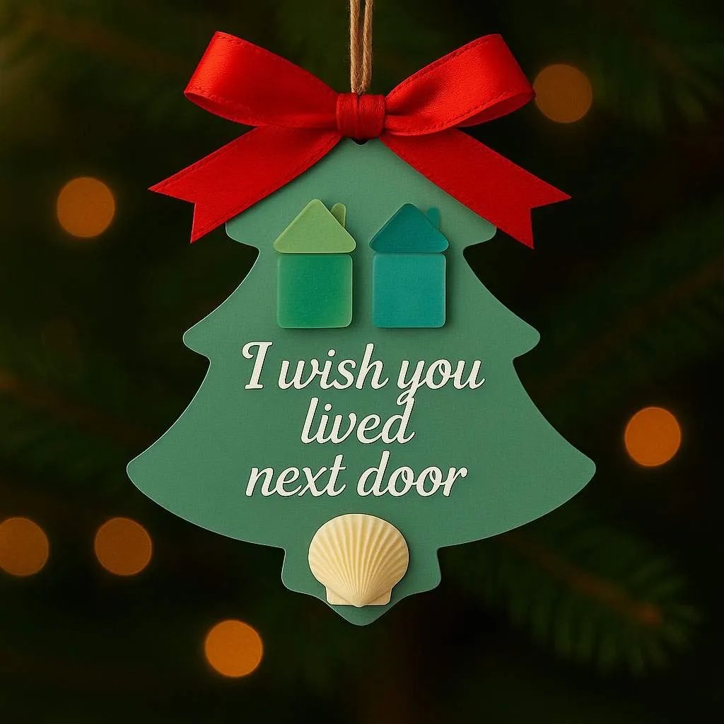 🔥Early Christmas 49% OFF - 🎄2025 Handmade Sea Glass Christmas-Themed Ornaments (Gift for Family and Friends)