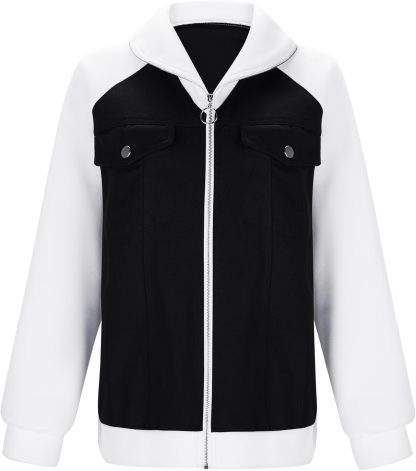 Women's Casual Mid Long Denim Jackets Soft Warm Long Sleeves Jean Tops Cotton Fall Coats With Pockets