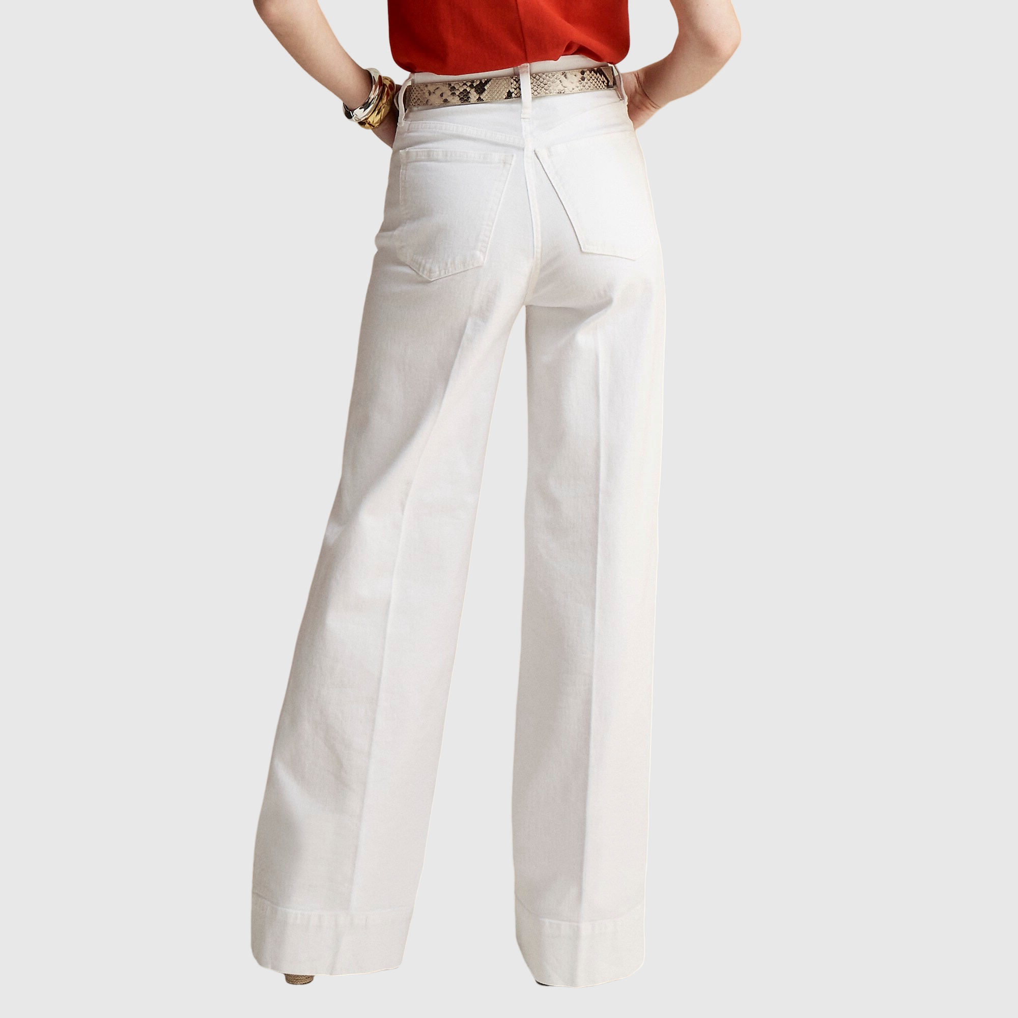 Tall Wide Leg Denim Trouser (Buy 2 Free Shipping)