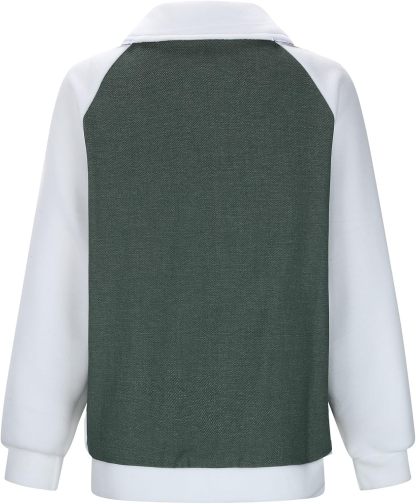 Women's Casual Mid Long Denim Jackets Soft Warm Long Sleeves Jean Tops Cotton Fall Coats With Pockets