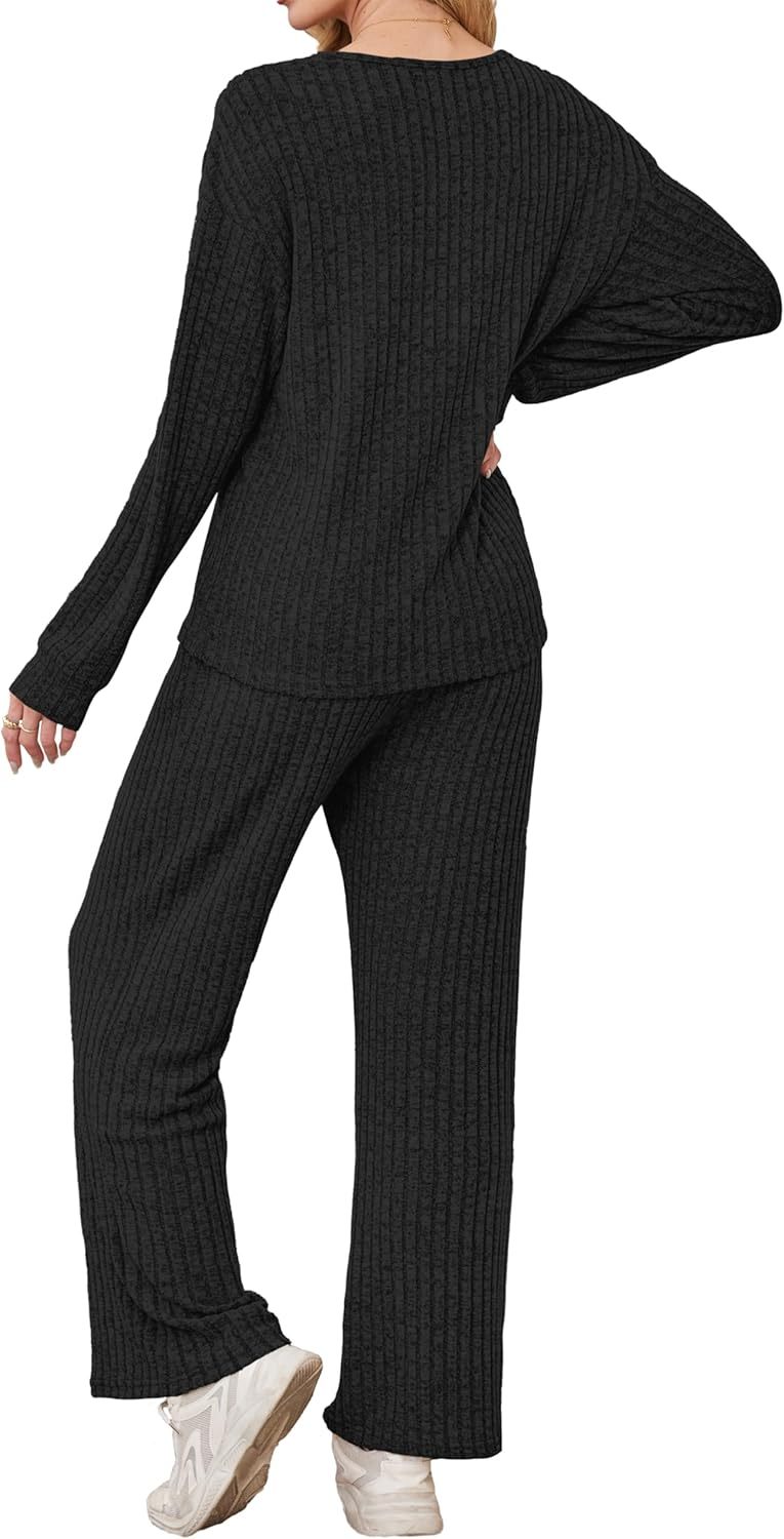 RUMIA Fall Outfits for Women 2025 Vacation Matching Sweater Lounge Sets (S-2XL)