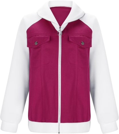 Women's Casual Mid Long Denim Jackets Soft Warm Long Sleeves Jean Tops Cotton Fall Coats With Pockets