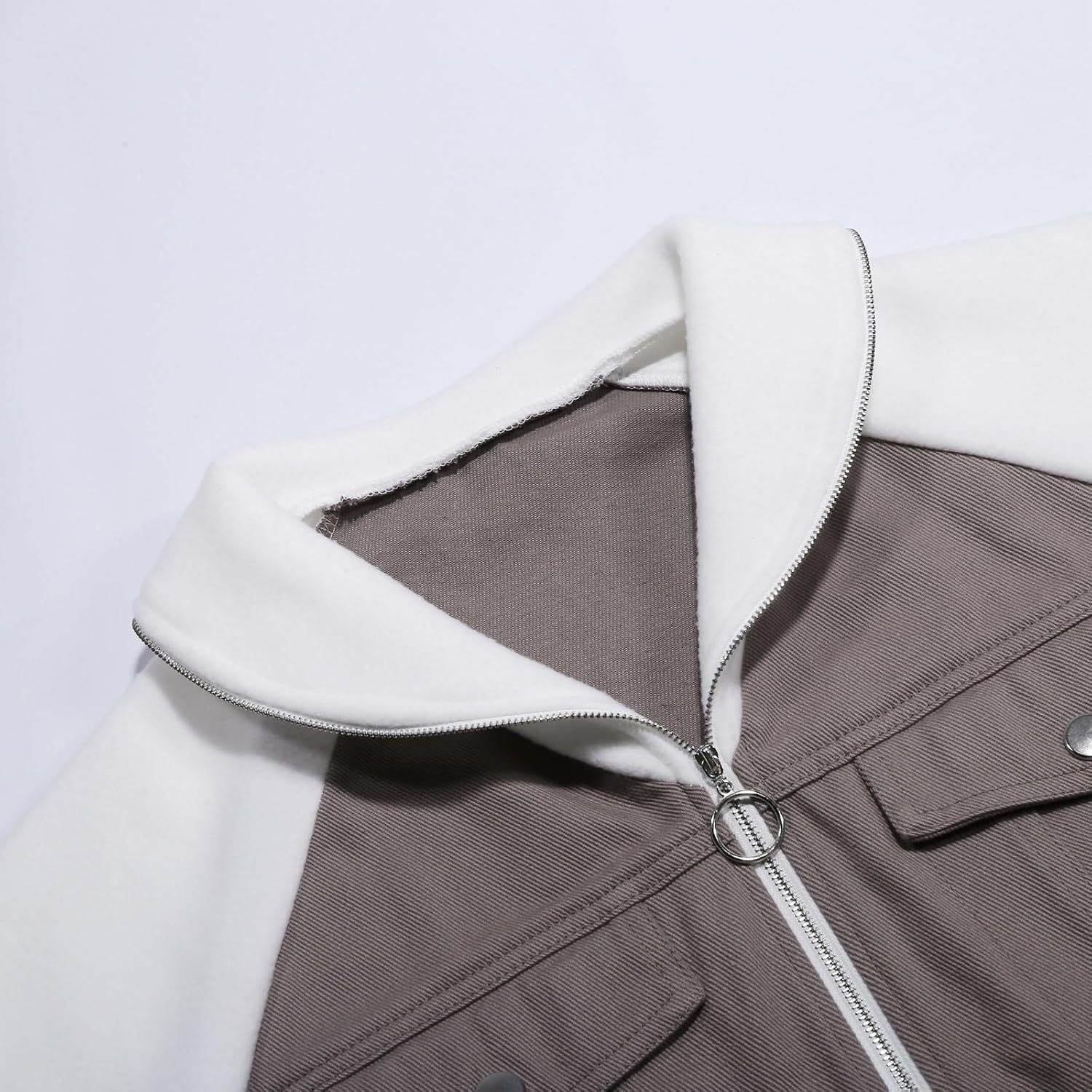 Women's Casual Mid Long Denim Jackets Soft Warm Long Sleeves Jean Tops Cotton Fall Coats With Pockets