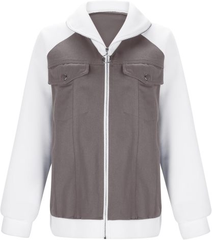 Women's Casual Mid Long Denim Jackets Soft Warm Long Sleeves Jean Tops Cotton Fall Coats With Pockets