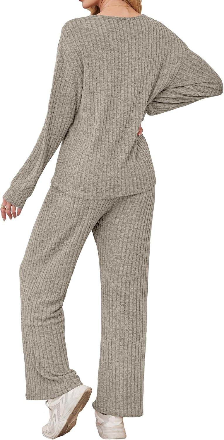 RUMIA Fall Outfits for Women 2025 Vacation Matching Sweater Lounge Sets (S-2XL)