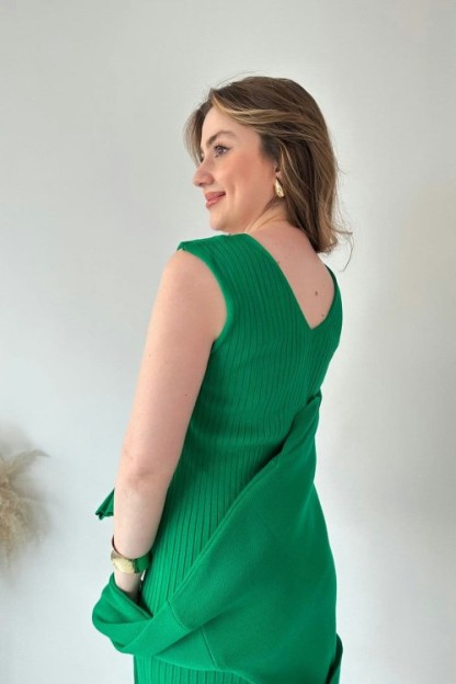 Short Sweater Knit Dress Set