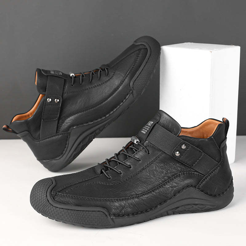 ⏱️LAST DAY! 60% OFF🔥 Men’s Hand-Stitched Non-Slip Casual Leather Boots | Stylish & Casual Men’s Footwear