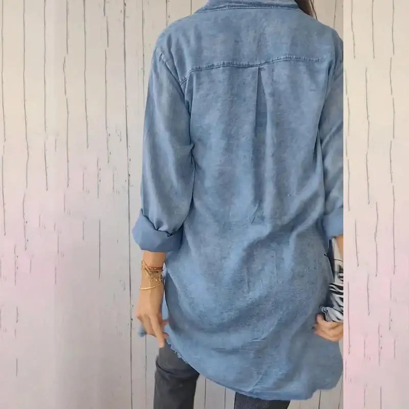 Casual Denim Shirt Jacket