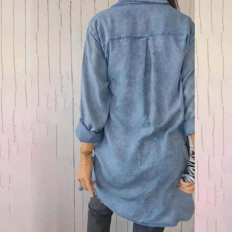 Casual Denim Shirt Jacket