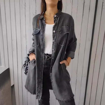 Casual Denim Shirt Jacket