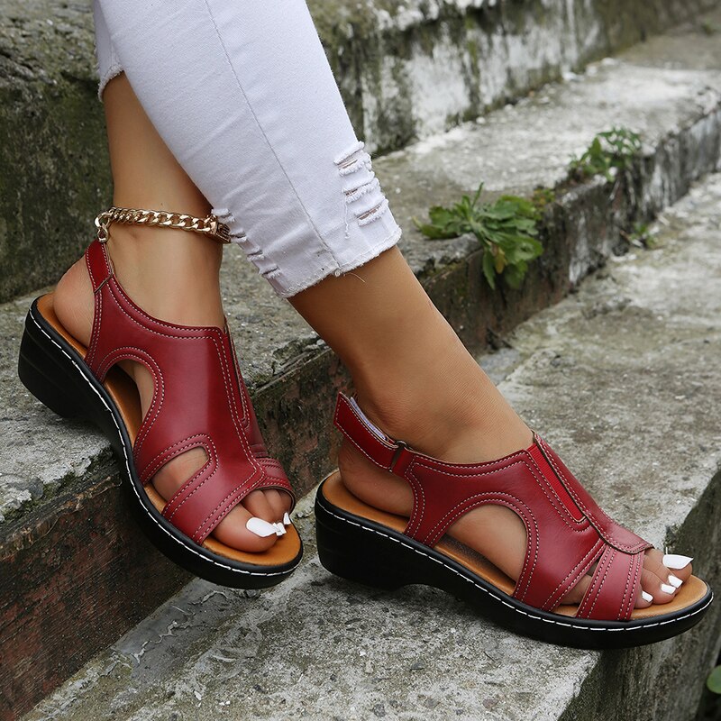 Orthopedic Leather Sandals