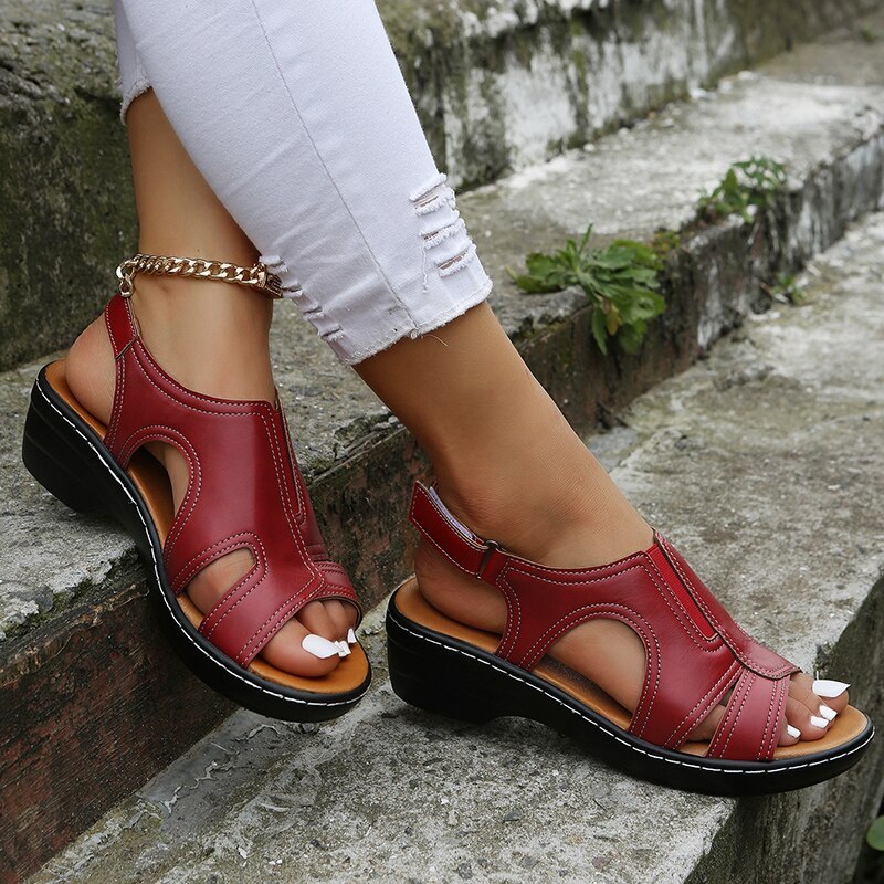 Orthopedic Leather Sandals