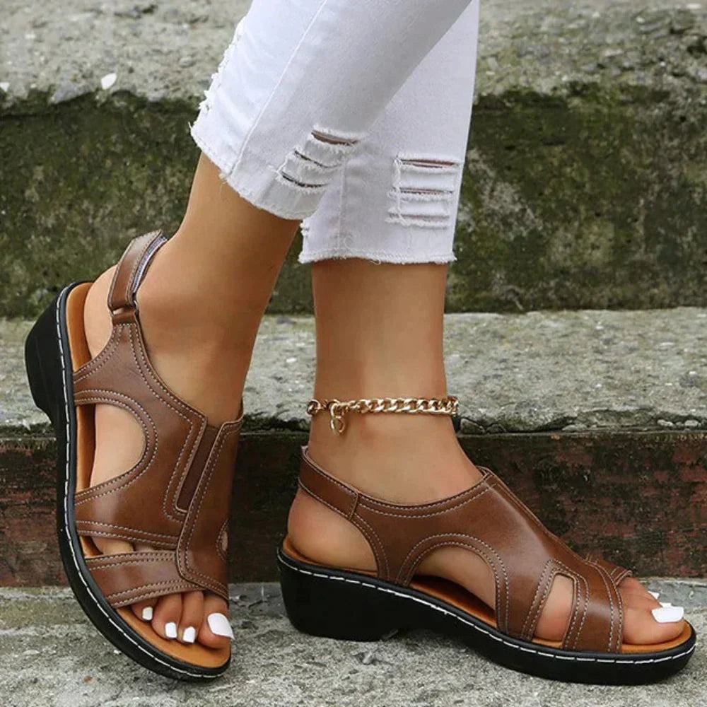 Orthopedic Leather Sandals