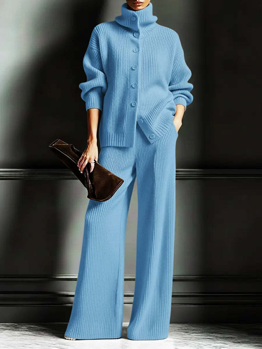 💝💝Women's Cozy Cardigan Sweater and Pants Two-Piece Set