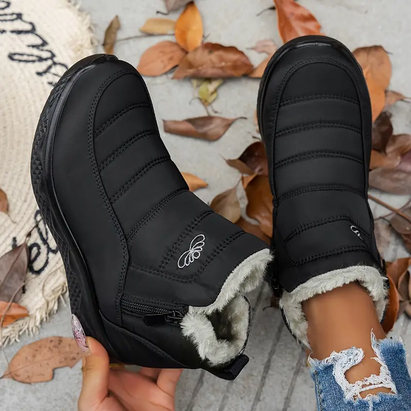 Women’s Insulated Snow Boots – Waterproof,Non-Slip & Fur Lined | Comfortable Warm Winter Shoes