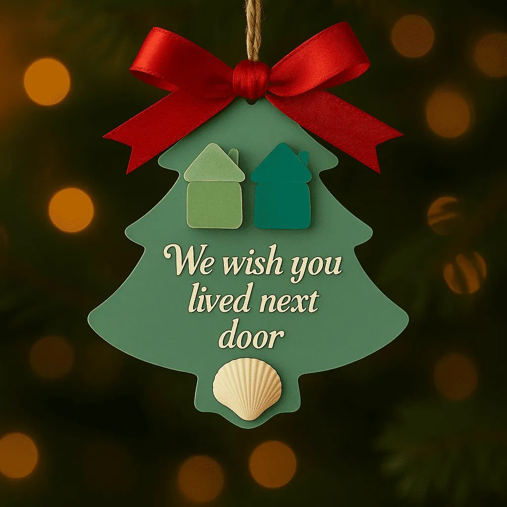 🔥Early Christmas 49% OFF - 🎄2025 Handmade Sea Glass Christmas-Themed Ornaments (Gift for Family and Friends)