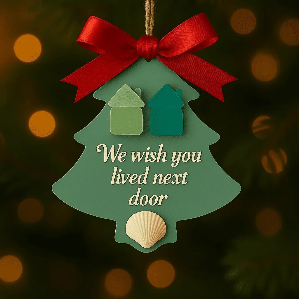 🔥Early Christmas 49% OFF - 🎄2025 Handmade Sea Glass Christmas-Themed Ornaments (Gift for Family and Friends)