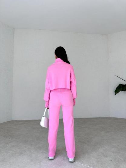 Turtleneck Glove Knit Suit