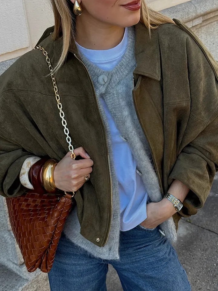 Stylish Oversized Spring Jacket