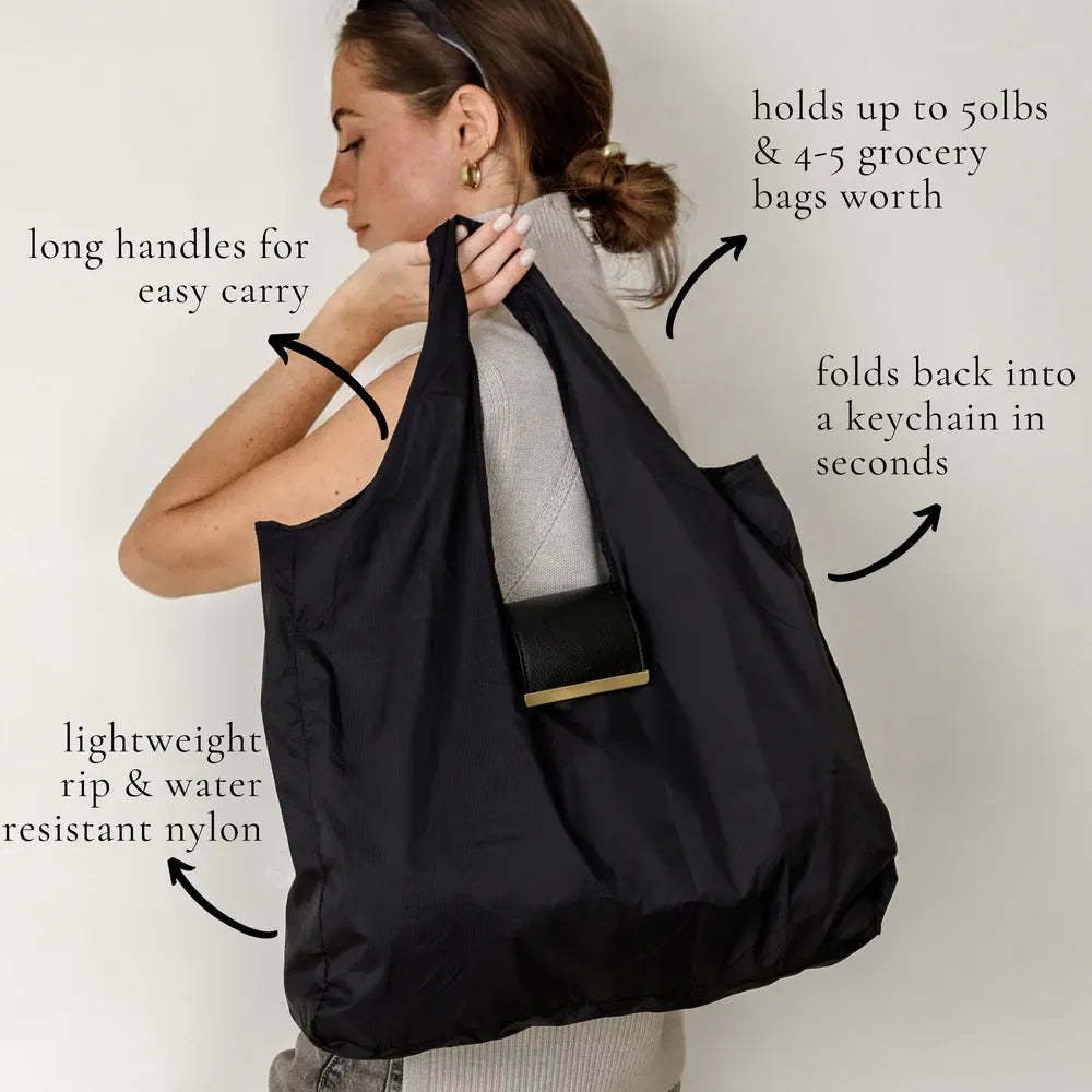 KeyFold Tote Bag: Keychain to Spacious Bag in Seconds