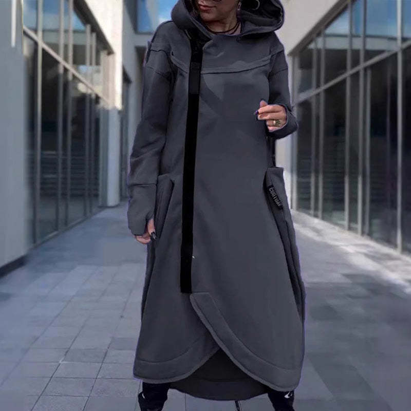 Hooded Blouse Dress"