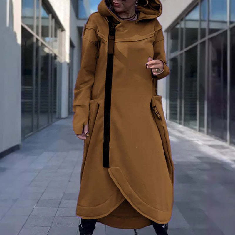 Hooded Blouse Dress"