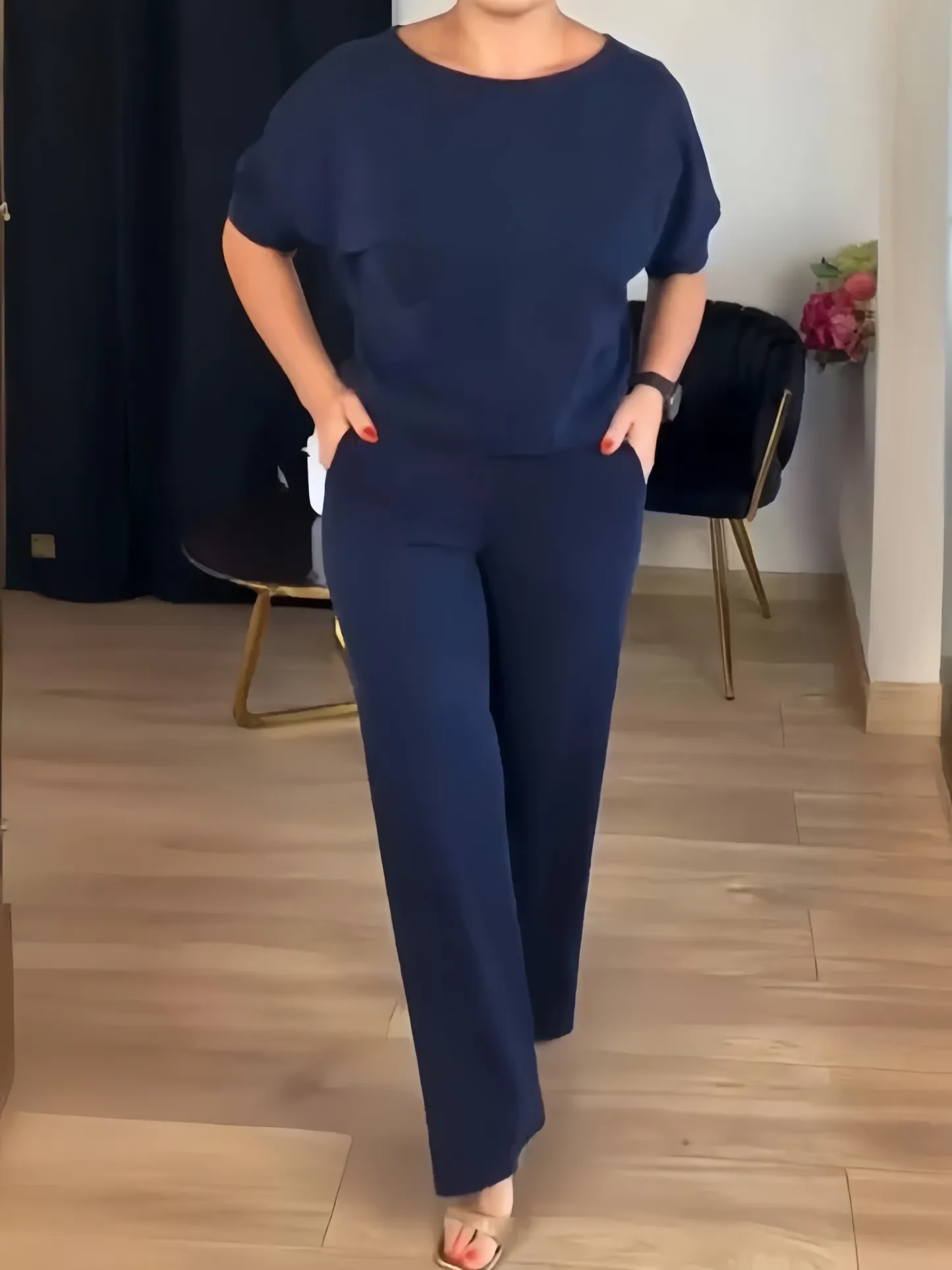 ⏰ LAST DAY 💥 Elegant 3-piece set including long cardigan, top and pants💞