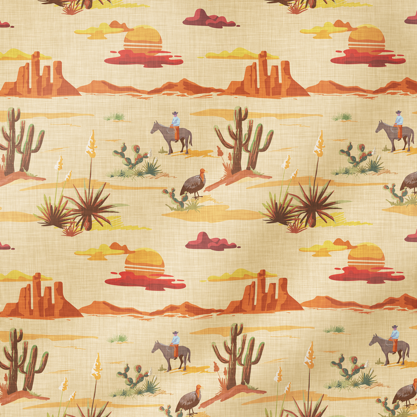 Wild West Fabric