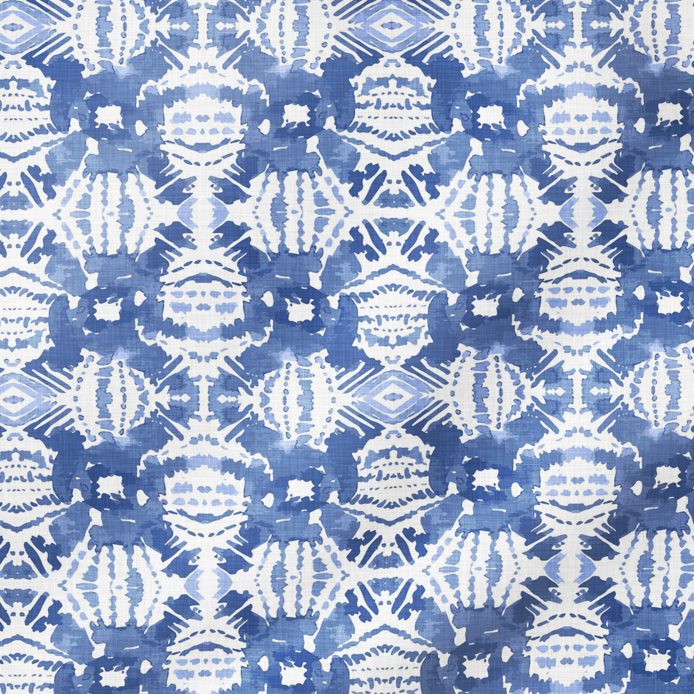 Folksy Block Print Fabric