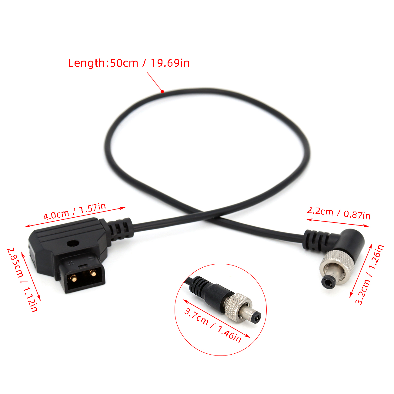 D-tap to Locking DC2.5mm Power Cable