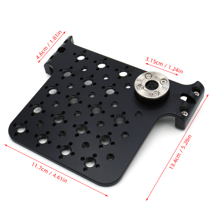  ARRI Alexa Mini Mini LF Expansion Side Panel Kit, Cheese Mounting Plate with 3/8"-16 & 1/4"-20 Thread