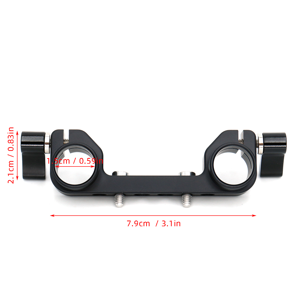 V-Mount Battery Plate/V-Lock Battery Plate with Dual 15mm Rod Clamp