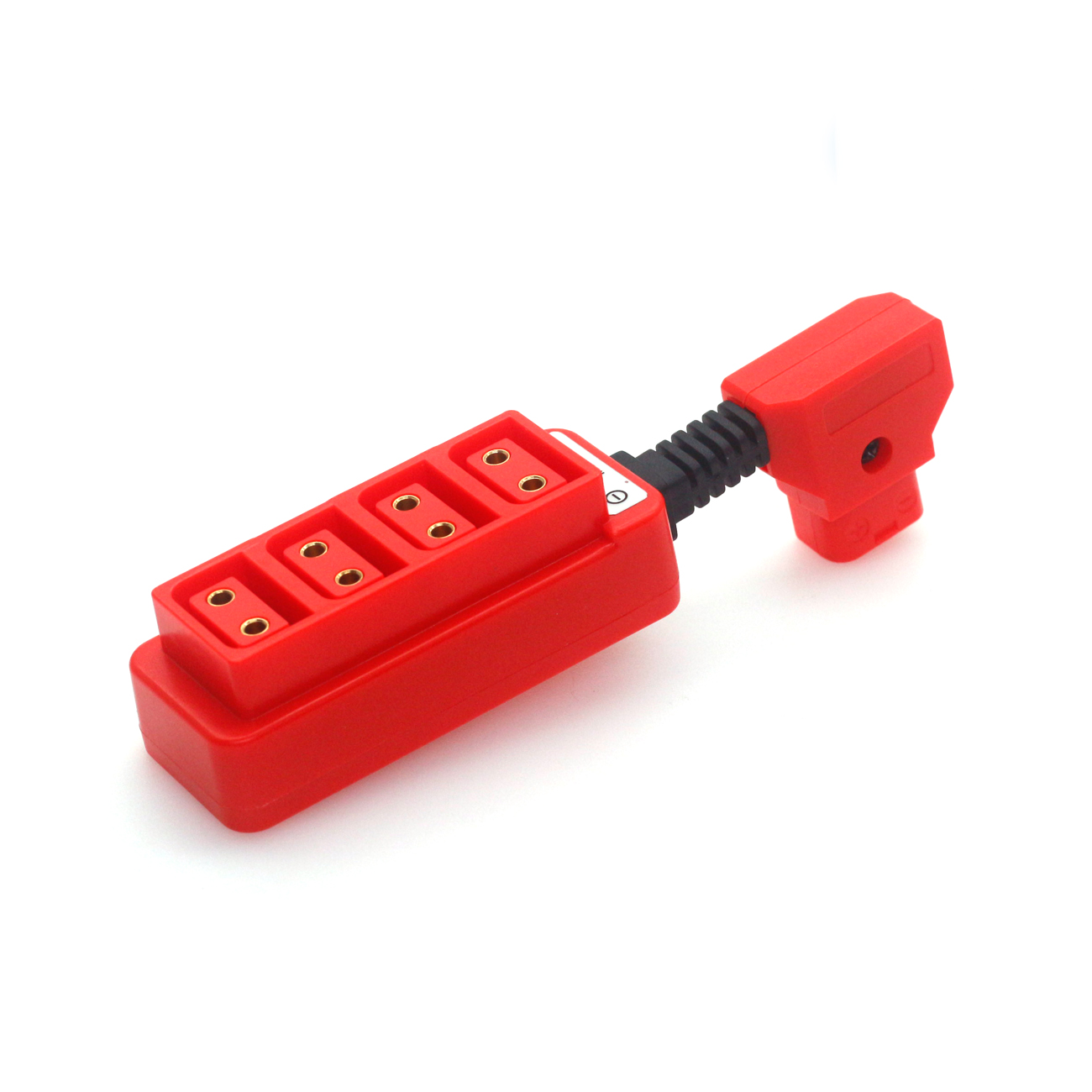 Ultra-Short D-tap to 4 Port D-tap Female Camera Power D-tap Fourway Splitter