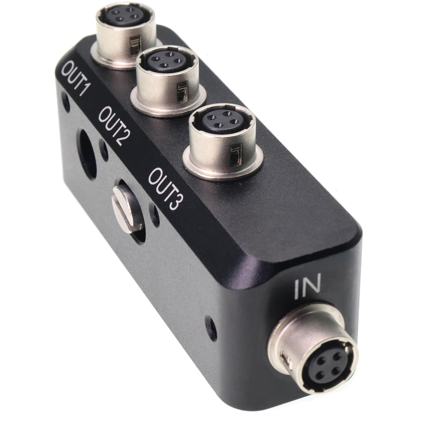 Hirose 4Pin Female to 3x 4Pin Female Power Three Way Splitter Camera Power Distributor