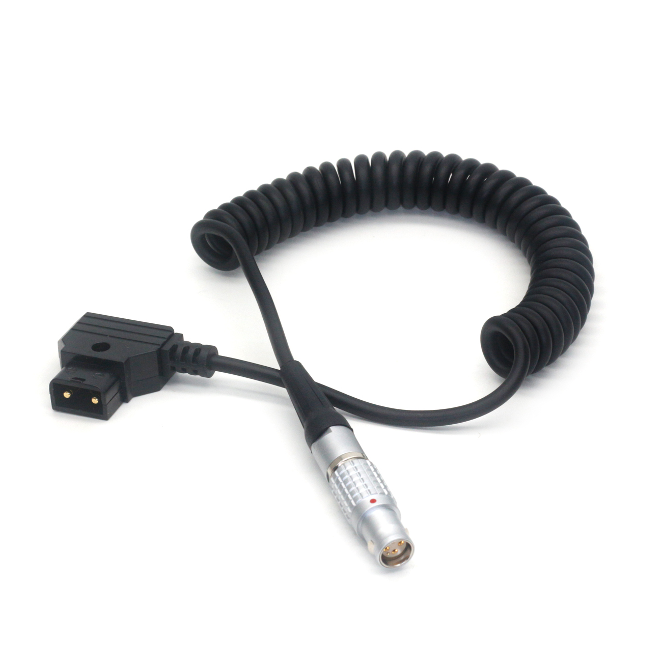 D-Tap to 1B 6Pin Female for DJI Transmission Power Coiled Cable