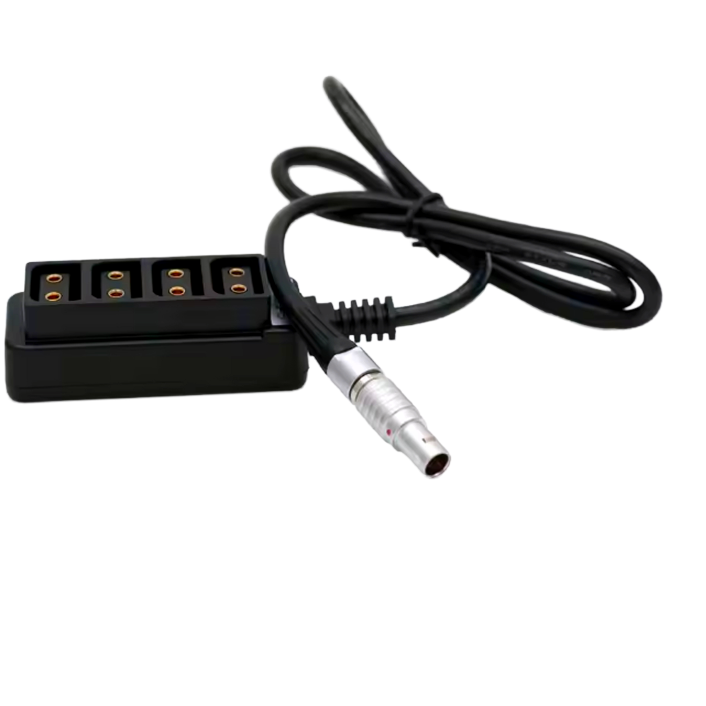 0B 2pin 12V Power Out to 4 D-tap Four-way Splitter for ARRI RED Camera