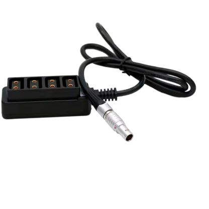0B 2pin 12V Power Out to 4 D-tap Four-way Splitter for ARRI RED Camera