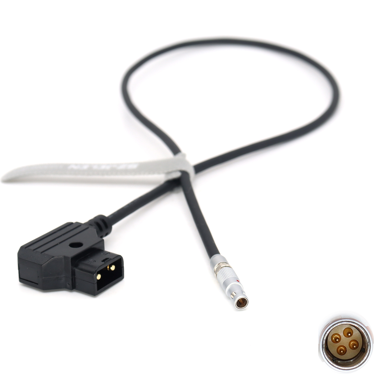 Power Cable D-tap to 00B 4Pin Male for VISLINK Microwave Transmitting L1700