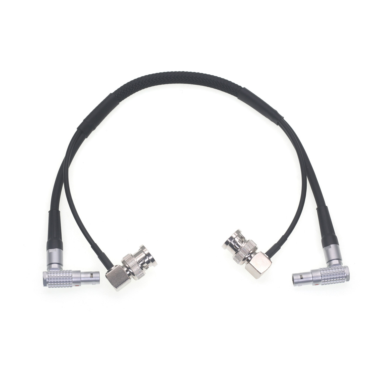 Power Cable for ARRI Alexa/RED/SONY Camera Right Angle 0B 2Pin to 0B 2Pin + SDI for Teradek 