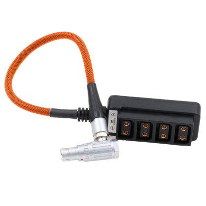 EXT 7Pin (Alexa Mini) to 4 Port D-tap Camera Power DTAP fourway splitter