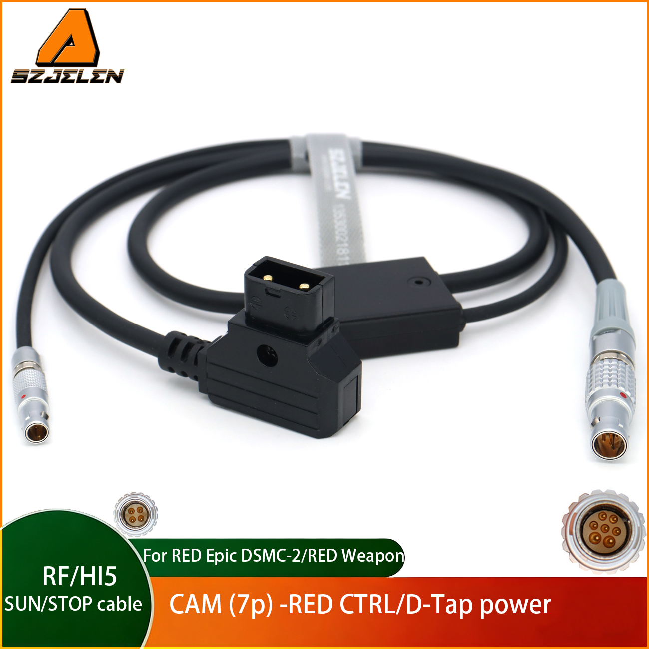Run/Stop Cable for ARRI cforce RF motor/cmotionc PRO motor and camin motor controller to the RED Epic DSMC-2