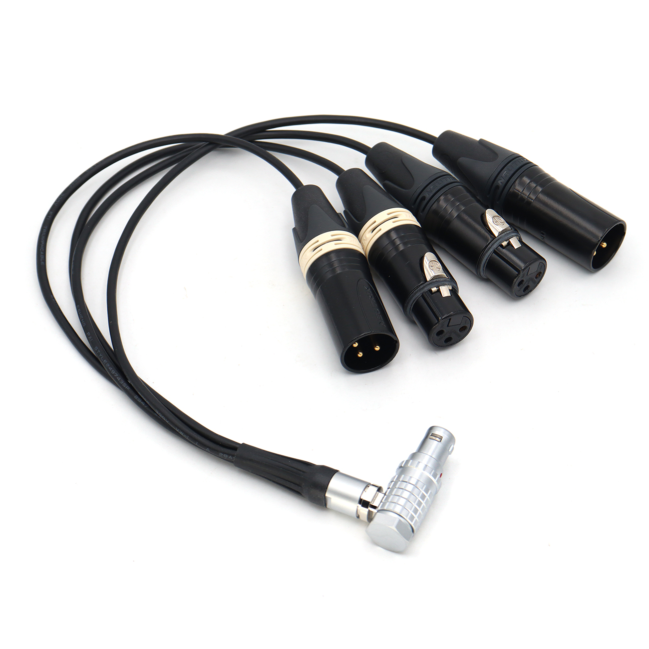 XLR Breakout Audio Input Cable for Atomos Shogun Monitor Recorder