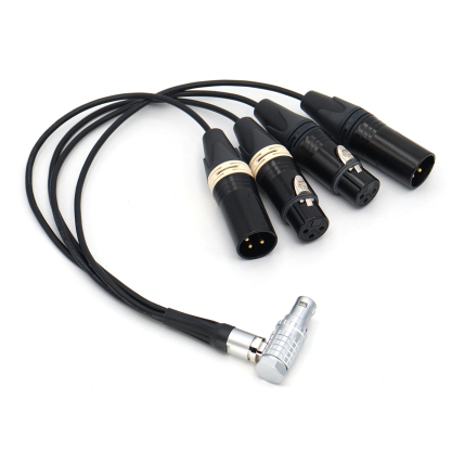 XLR Breakout Audio Input Cable for Atomos Shogun Monitor Recorder