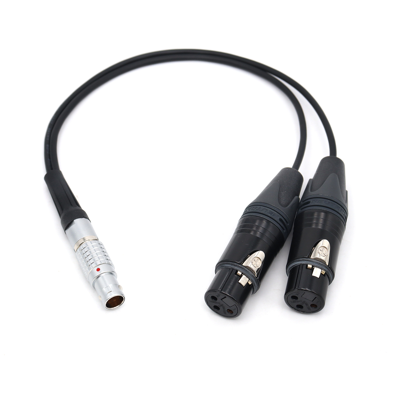 Atomos Shogun Monitor Recorder 1B 10Pin Connector to Dual 3Pin XLR Breakout Audio Input Cable