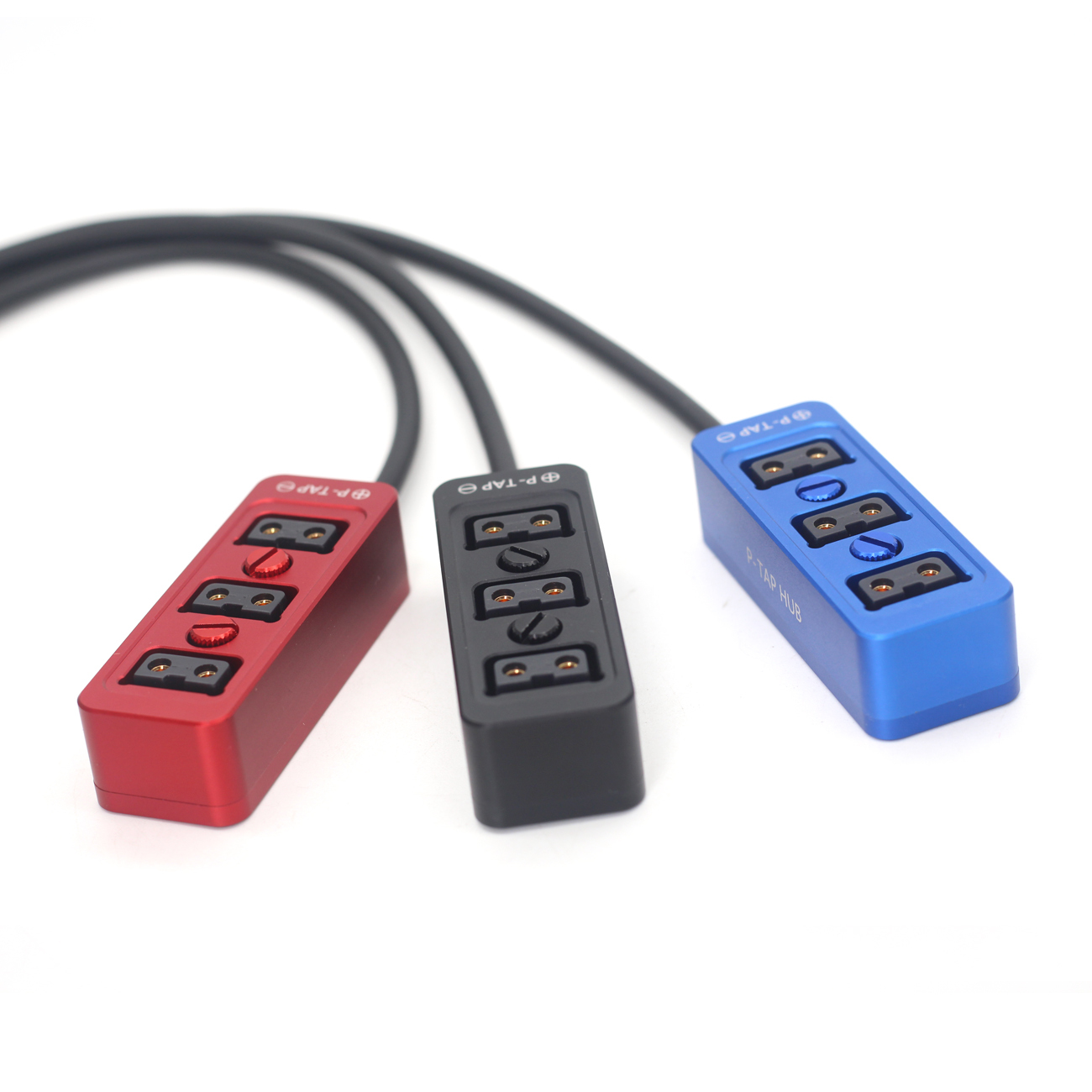 D-TAP to 3 D-tap Camera Power Three Way Splitter D-TAP Distributor with 1/4‘’ screw