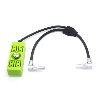 Rotate Right Angle 0B 2Pin to 2Pin & D-Tap Splitter Cable for Tilta Float, DJI RS 2, RS 3 & RS 3 Pro