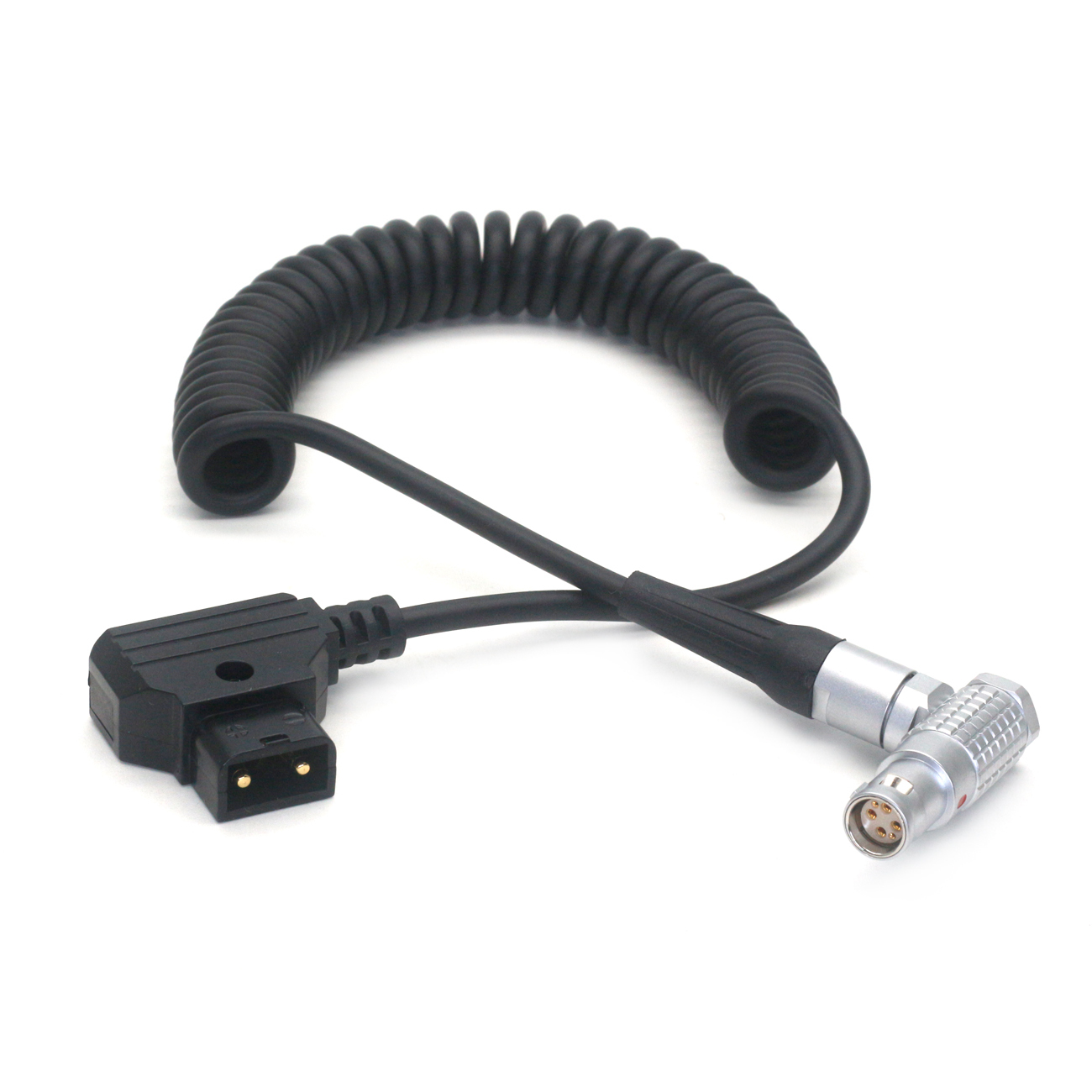 D-Tap to 1B 6Pin Female for DJI Transmission Power Coiled Cable