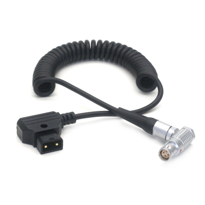 D-Tap to 1B 6Pin Female for DJI Transmission Power Coiled Cable