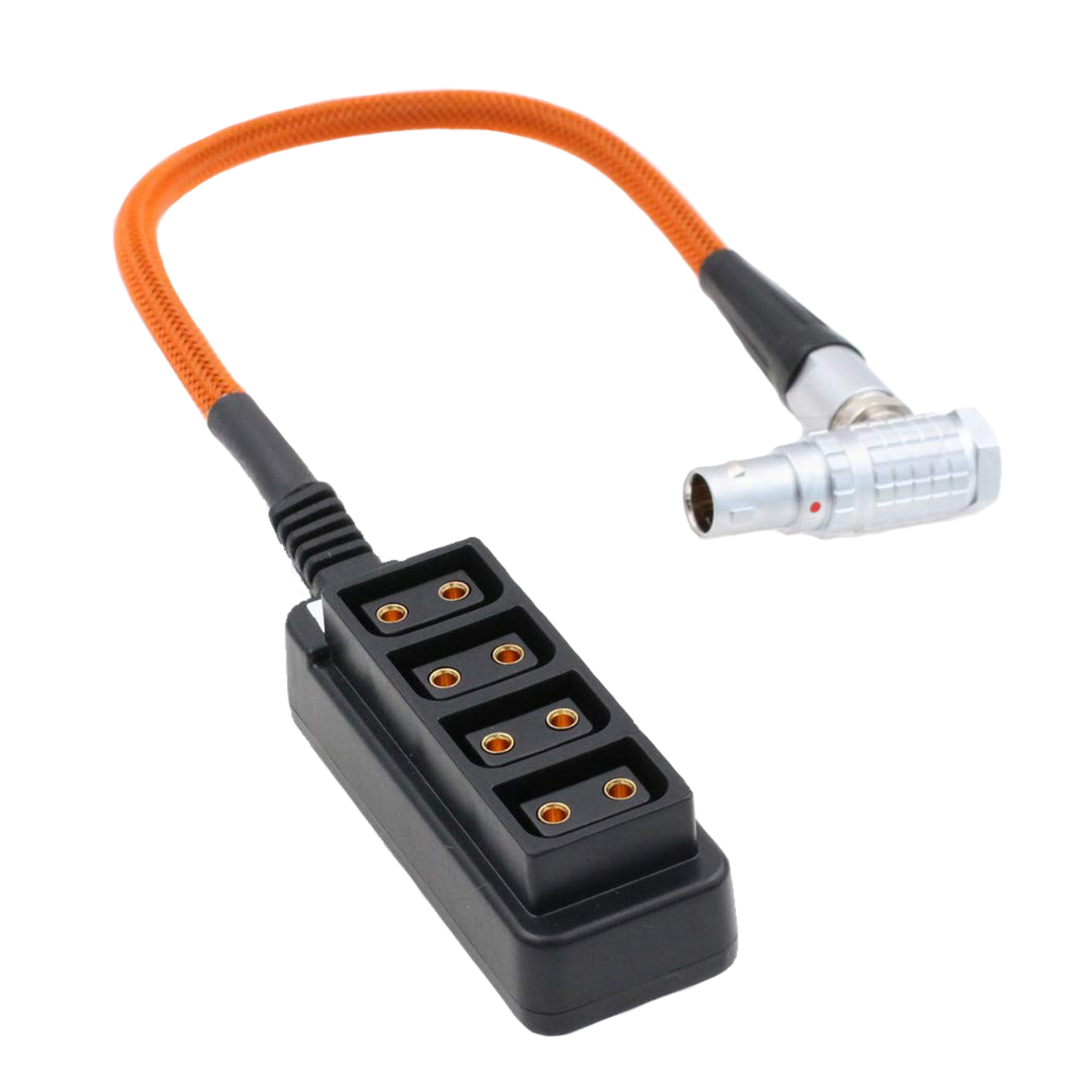 EXT 7Pin (Alexa Mini) to 4 Port D-tap Camera Power DTAP fourway splitter